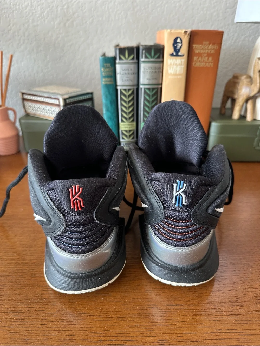 Nike Kyrie Infinity Fire & Ice Kids Sneakers with Red & Blue Accents